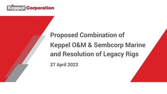 Keppel Corporation signs definitive agreements in connection with proposed co...
