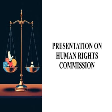 NATIONAL HUMAN RIGHTS COMMISSION | PPTX