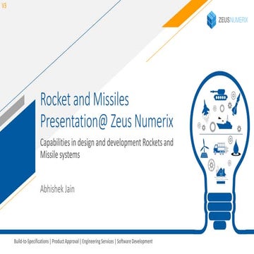 Rockets and Missiles Presentation @ Zeus Numerix | PPTX