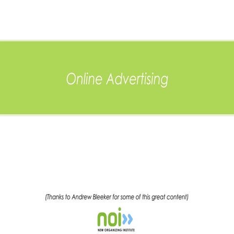 Presentation online-advertising-toolbox