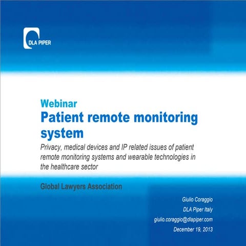 Wearable technologies and remote patient remote monitoring system