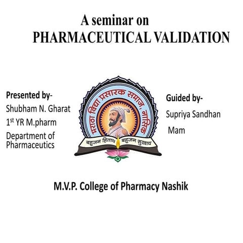 Pharmaceutical Validation 