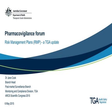 Pharmacovigilance forum