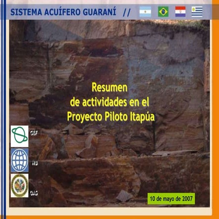 Presentation Pilot Facilitator Itapúa for Guarani 