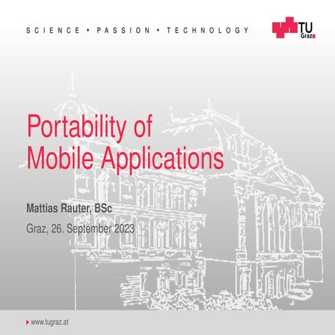 Portability of Mobile Applications | PPT