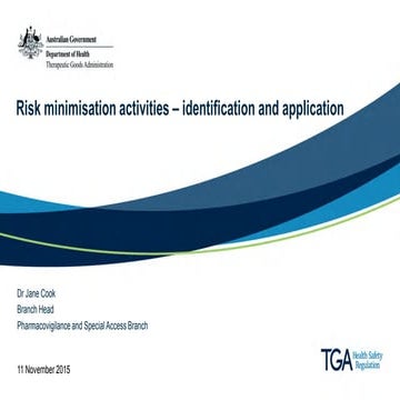 Requirements for RMPs in Australia | PDF