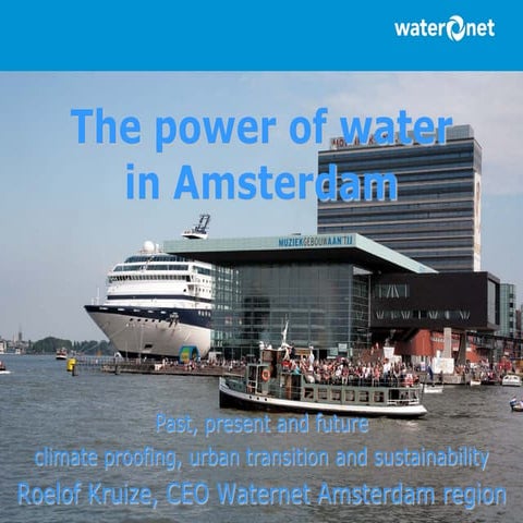 Waternet utility presentation on innovation during AIWW 2021 | PDF