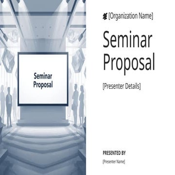 Presentation - Seminar Proposal simple nuansa hitam