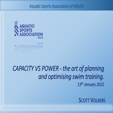 Scott Volkers Presentation - Session 1 - Capacity vs Power