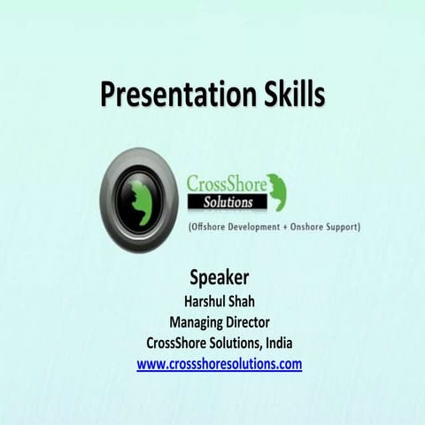 Killer Presentation Skills Tips