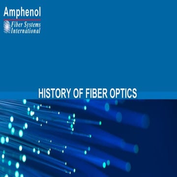 History of Fiber Optics