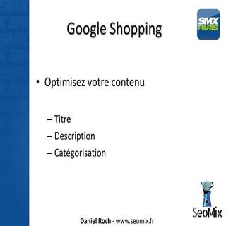 Google Shopping et Google Vidéo - S...