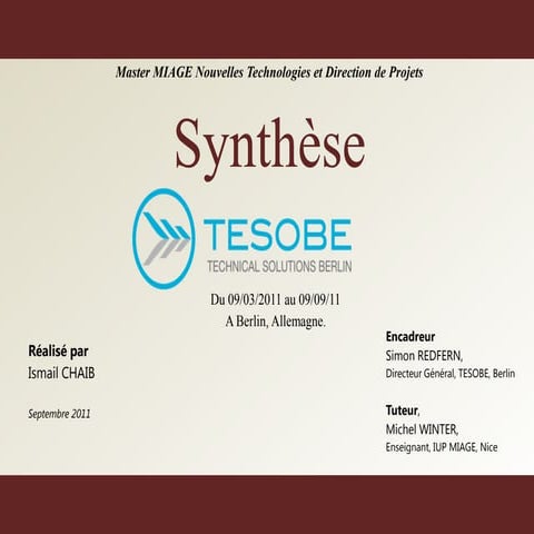 Presentation soutenance-tesobe