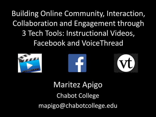Building Online Community, Interaction, Collaboration, and Engagement through...