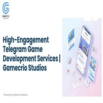 High-Engagement Telegram Game Development Services | Gamecrio Studios | PDF