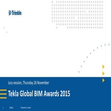 Tekla Global BIM Awards 2015
