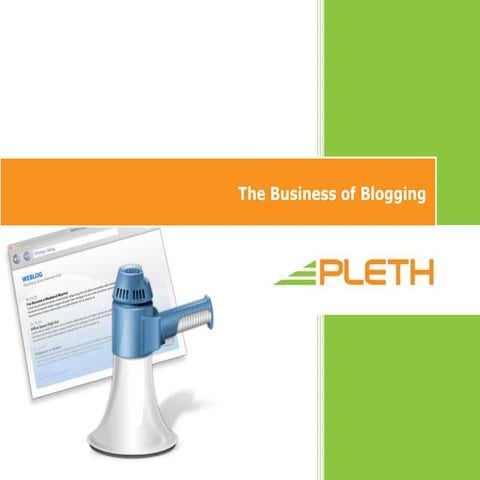 The Business of Blogging