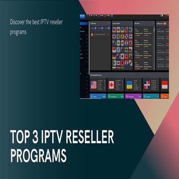 3 Best IPTV Reseller Programs Providers (2025)