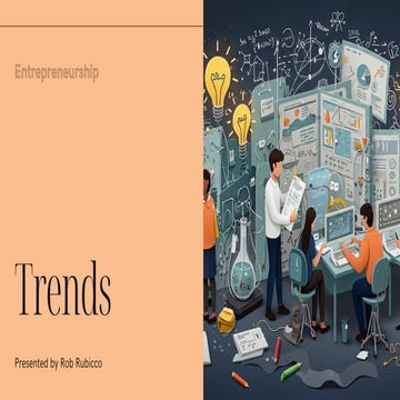 Top 5 Entrepreneurship Trends to Watch This Year | PDF