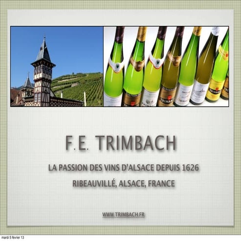 Presentation Next Step - Maison trimbach 