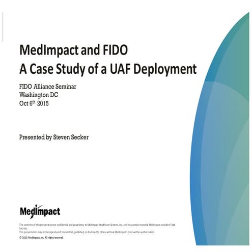 UAF Case Study by MedImpact | PDF
