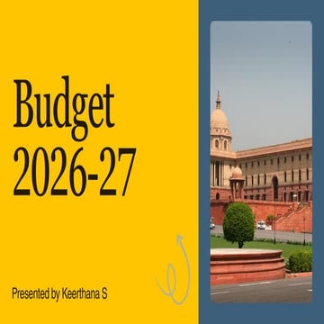Union Budget 2025-26: Key Highlights & Analysis | PDF