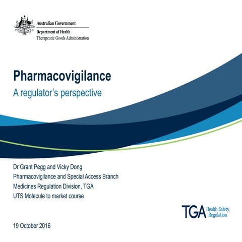 Pharmacovigilance - a regulator's perspective