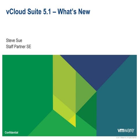 Presentation   v cloud suite 5.1 – what’s new