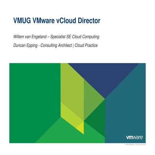Presentation   vmug v mware v-cloud director