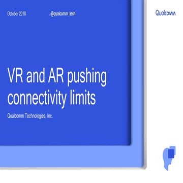 VR and AR are Pushing Connectivity Limits