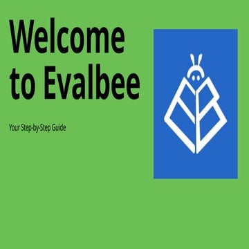 Presentation: Welcome to world of Evalbee.pptx