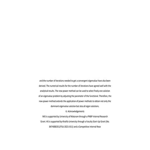 Presentation of the mathematical survey on