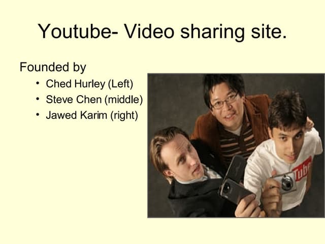 Presentation - you tube