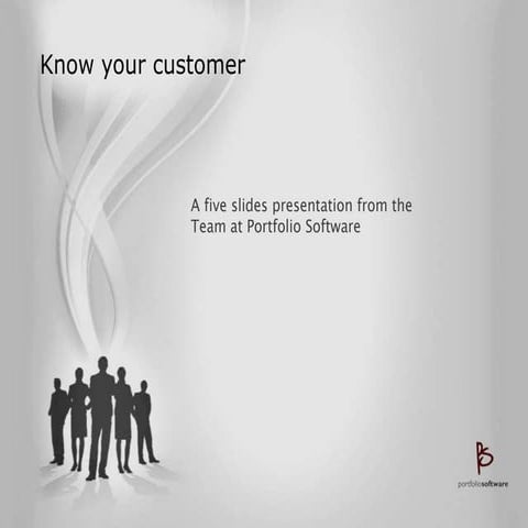Know your customer