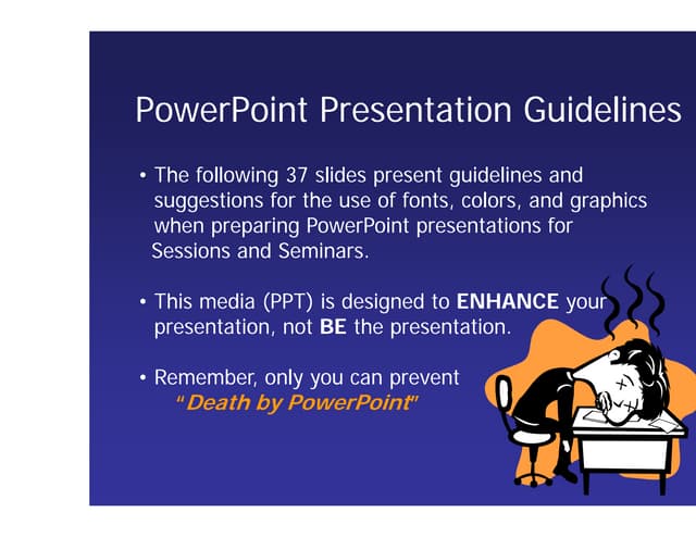This material is about how to make a presentation in easy way