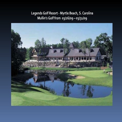 GOLF at THE LEGENDS 2009