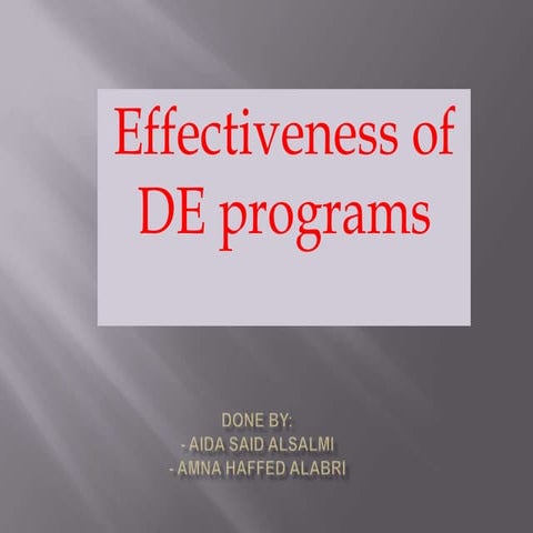 Effectiveness of Distance education