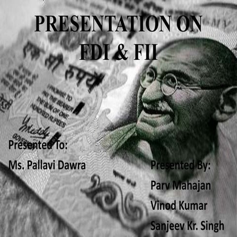 FDI & FII in India