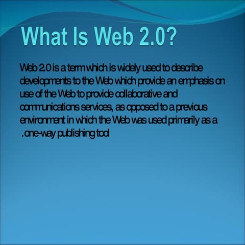 Web2 And Ajax