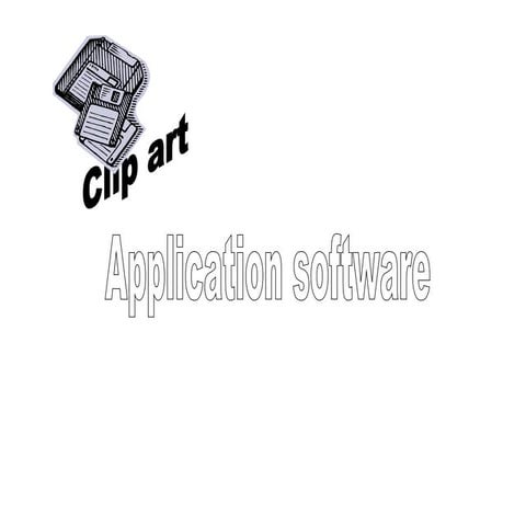 Applications software - ICT