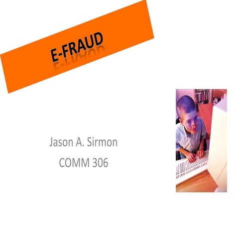 e-Fraud ppt