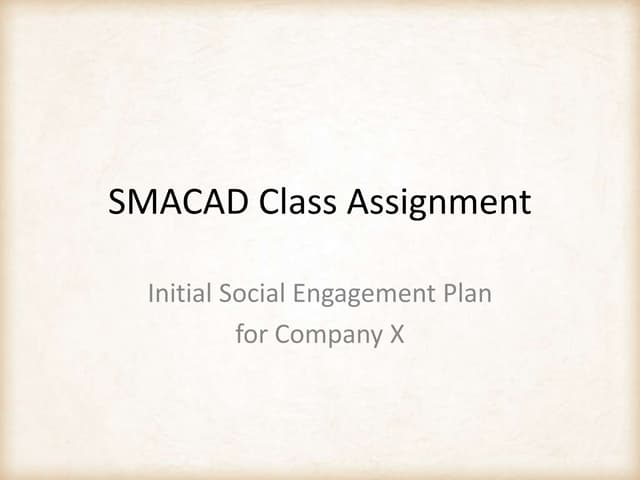 Assignment