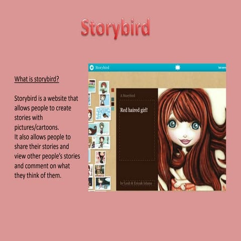 Creating Collaborative storytelling with Storybird | PPT