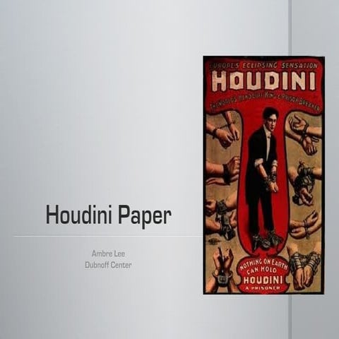 houdini paper