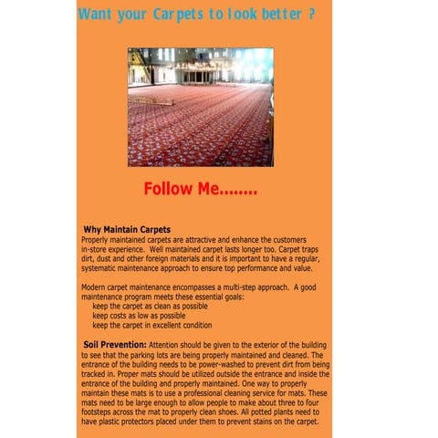 Want Your Carpets To Look Like New?