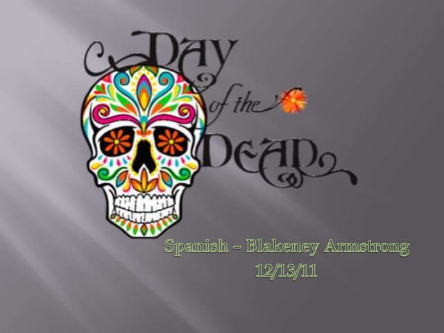 presentation on the day of the dead