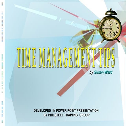 Presentation1 11 Time Management Tips
