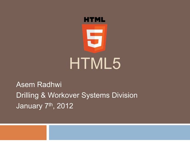 HTML5