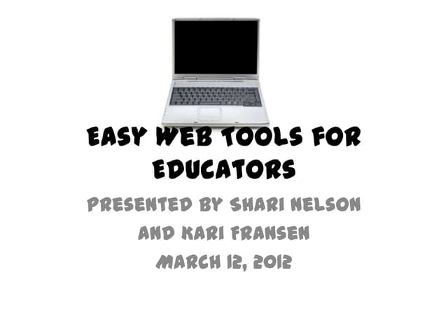Educational Tools for Technology