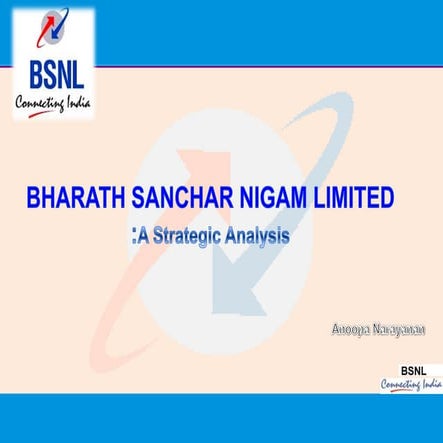 BSNL: A STRATEGIC ANALYSIS